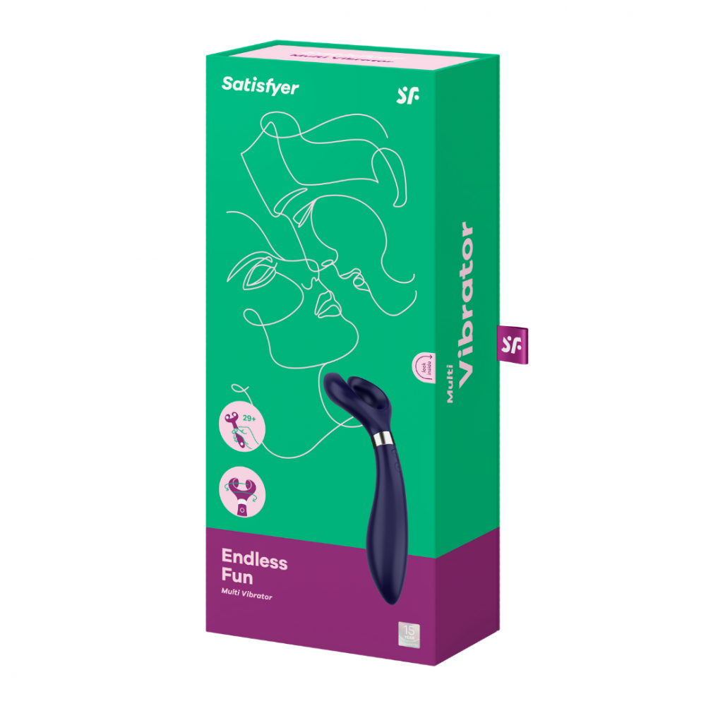 Вибратор - Вибратор для пары Endless Fun, синий Satisfyer (Германия) 1