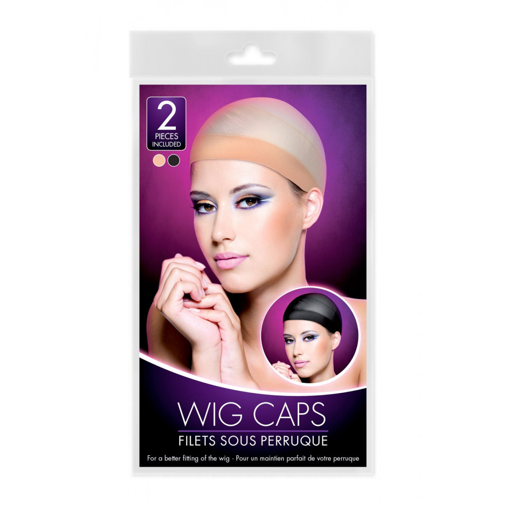 Аксессуары для эротического образа - Комплект сеток под парик World Wigs WIG CAPS 2 FILETS SOUS  (2 шт) 1