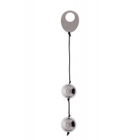 Металлические вагинальные шарики DOMINO METALLIC BALLS, SILVER