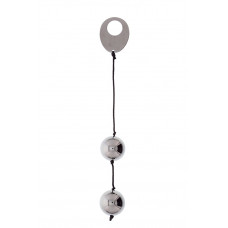 Металлические вагинальные шарики DOMINO METALLIC BALLS, SILVER