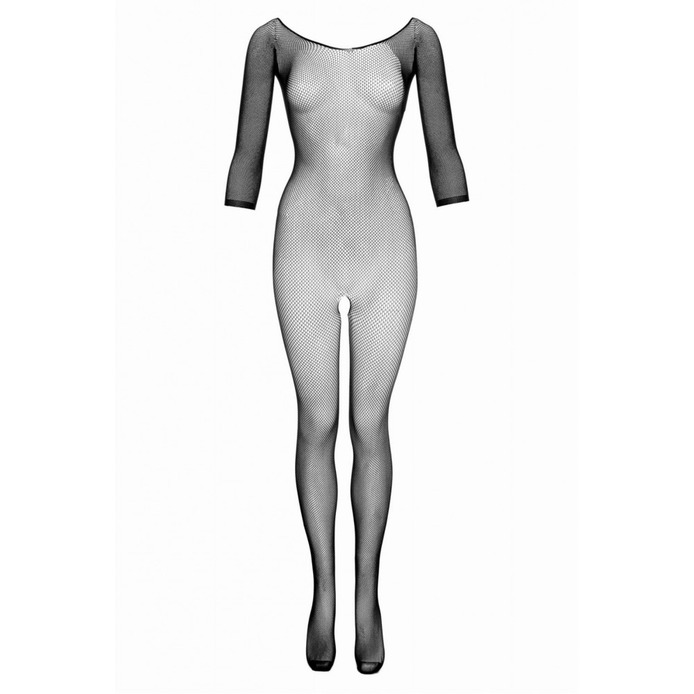 Эротическое белье - Бодистокинг с открытым доступом One Size Besired, черный 1