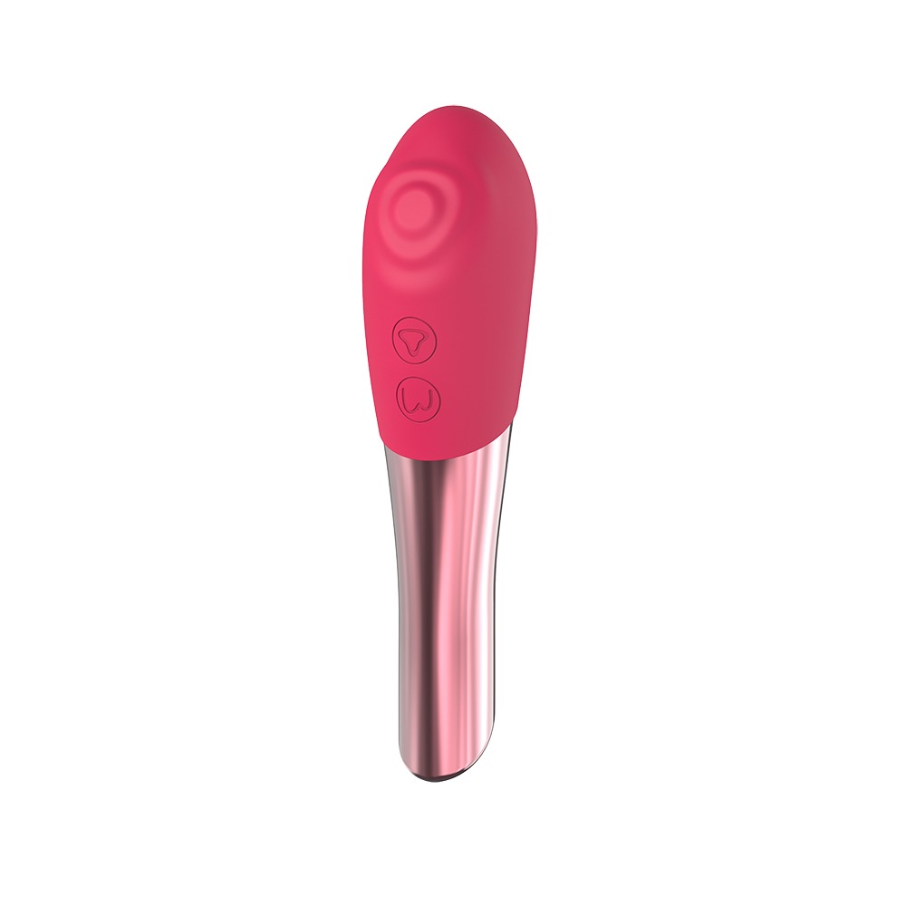 Секс игрушки - Двухсторонняя вибропуля Chisa Lust Ripple Ardor с пульсирующей головкой, розовый 1