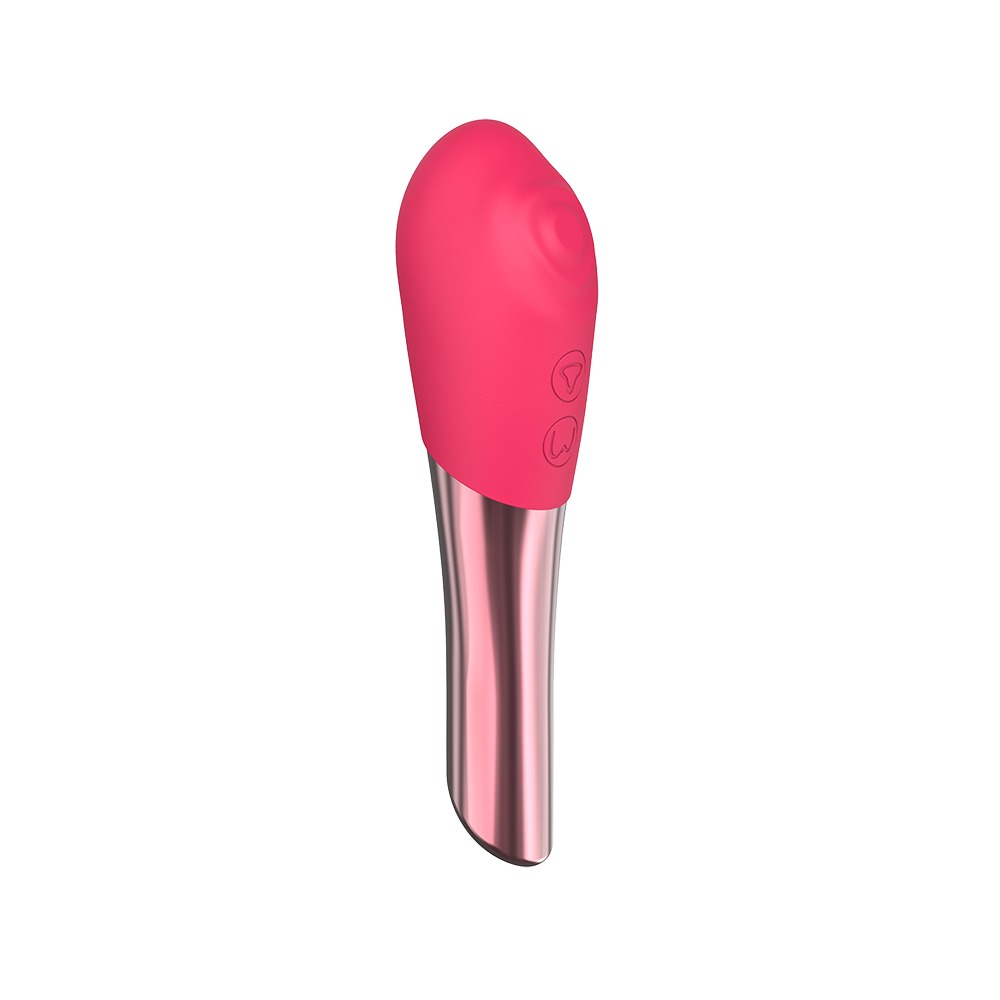 Секс игрушки - Двухсторонняя вибропуля Chisa Lust Ripple Ardor с пульсирующей головкой, розовый 5