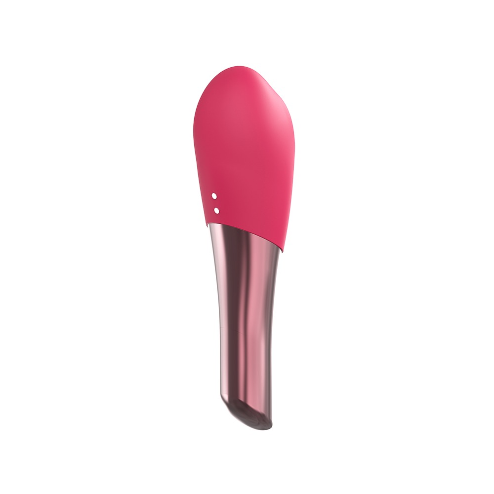 Секс игрушки - Двухсторонняя вибропуля Chisa Lust Ripple Ardor с пульсирующей головкой, розовый 4