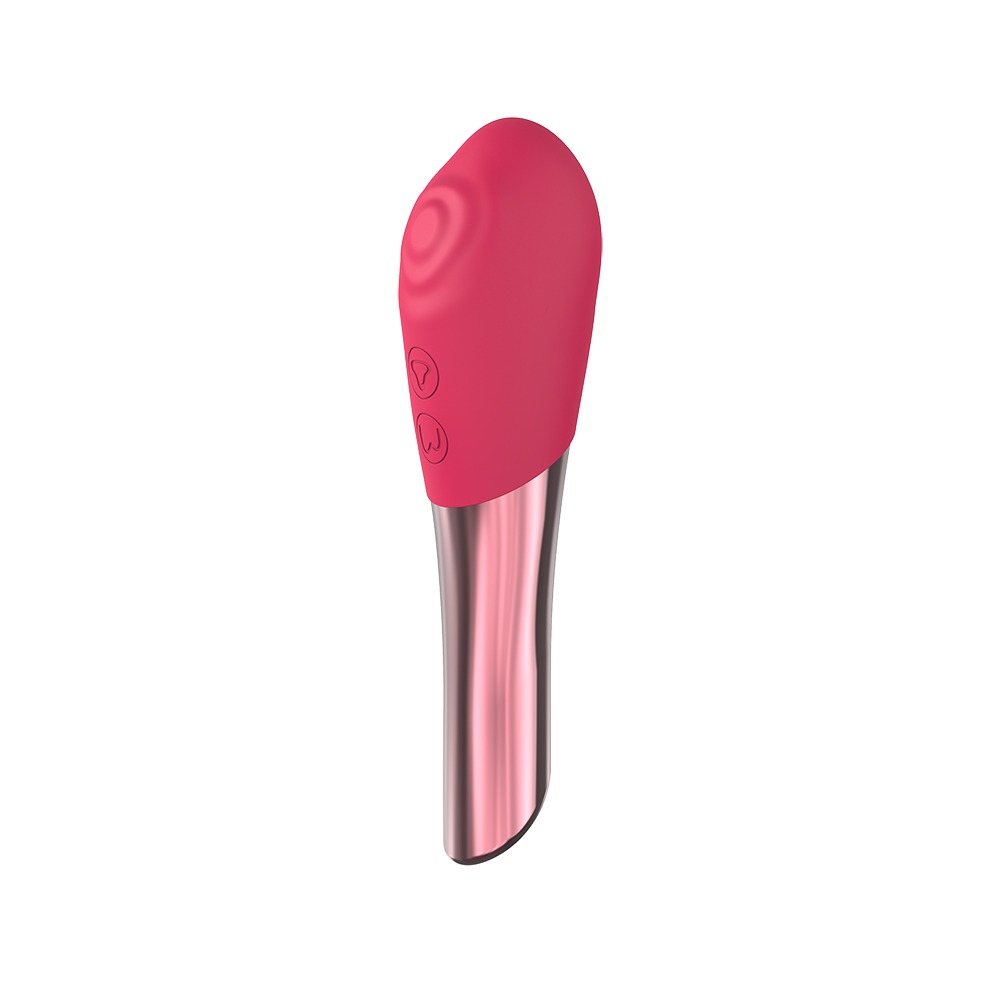 Секс игрушки - Двухсторонняя вибропуля Chisa Lust Ripple Ardor с пульсирующей головкой, розовый 2