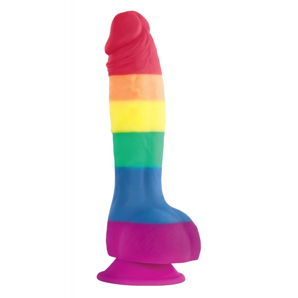 Секс игрушки - Фаллоимитатор Радуга NS Novelties Colours Pride Edition на присоске