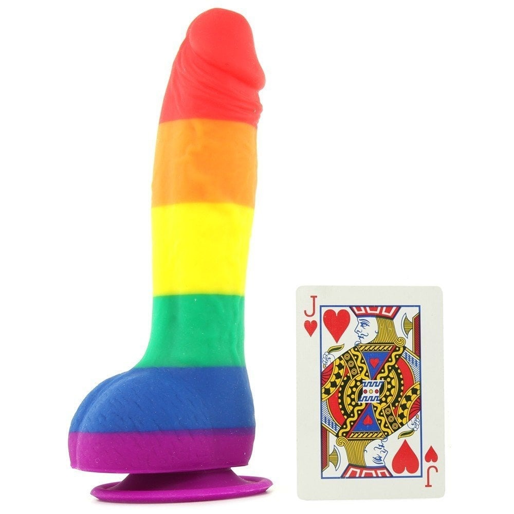 Секс игрушки - Фаллоимитатор Радуга NS Novelties Colours Pride Edition на присоске 1
