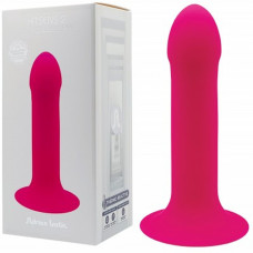 Фаллоимитатор термореактивный Adrien Lastic Hitsens 2 двойной плотности, на присоске, розовый