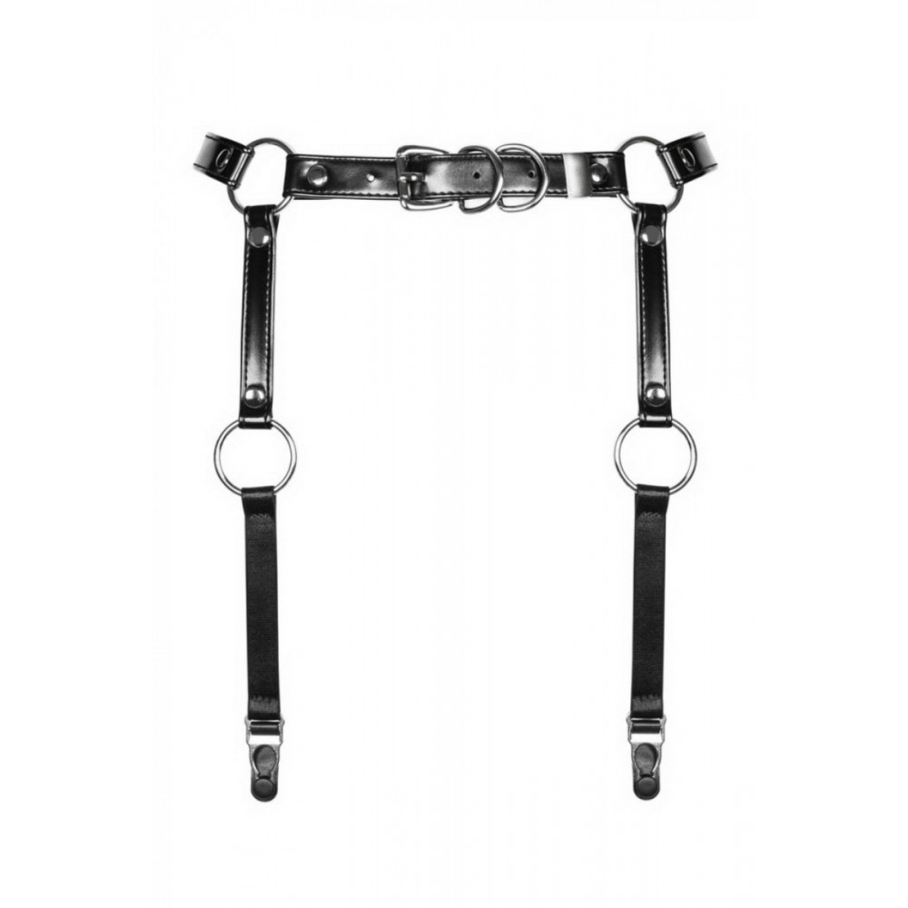 Эротическое белье - Гартеры Obsessive A741 Black One Size 1