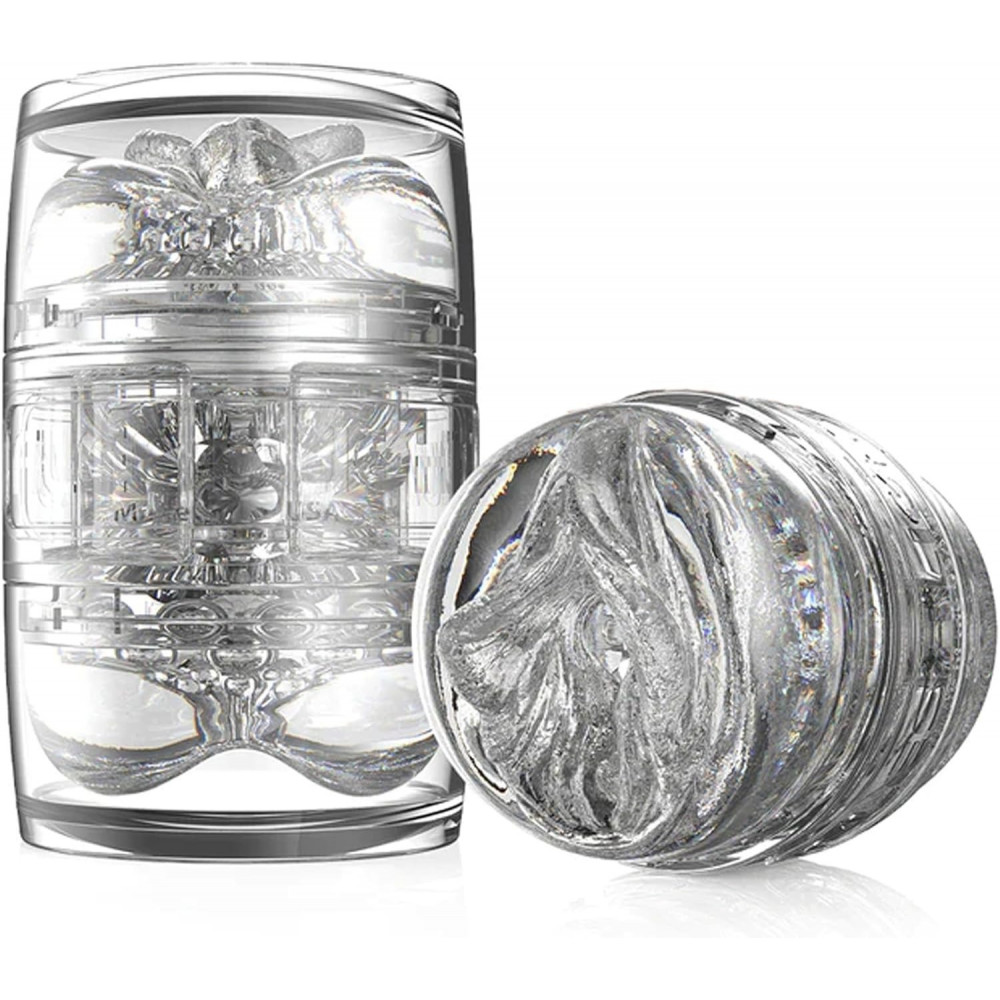 Мастурбатор - Мастурбатор двухсторонний Fleshlight Quickshot Stoya с имитацией вагины и ануса, прозрачный 2