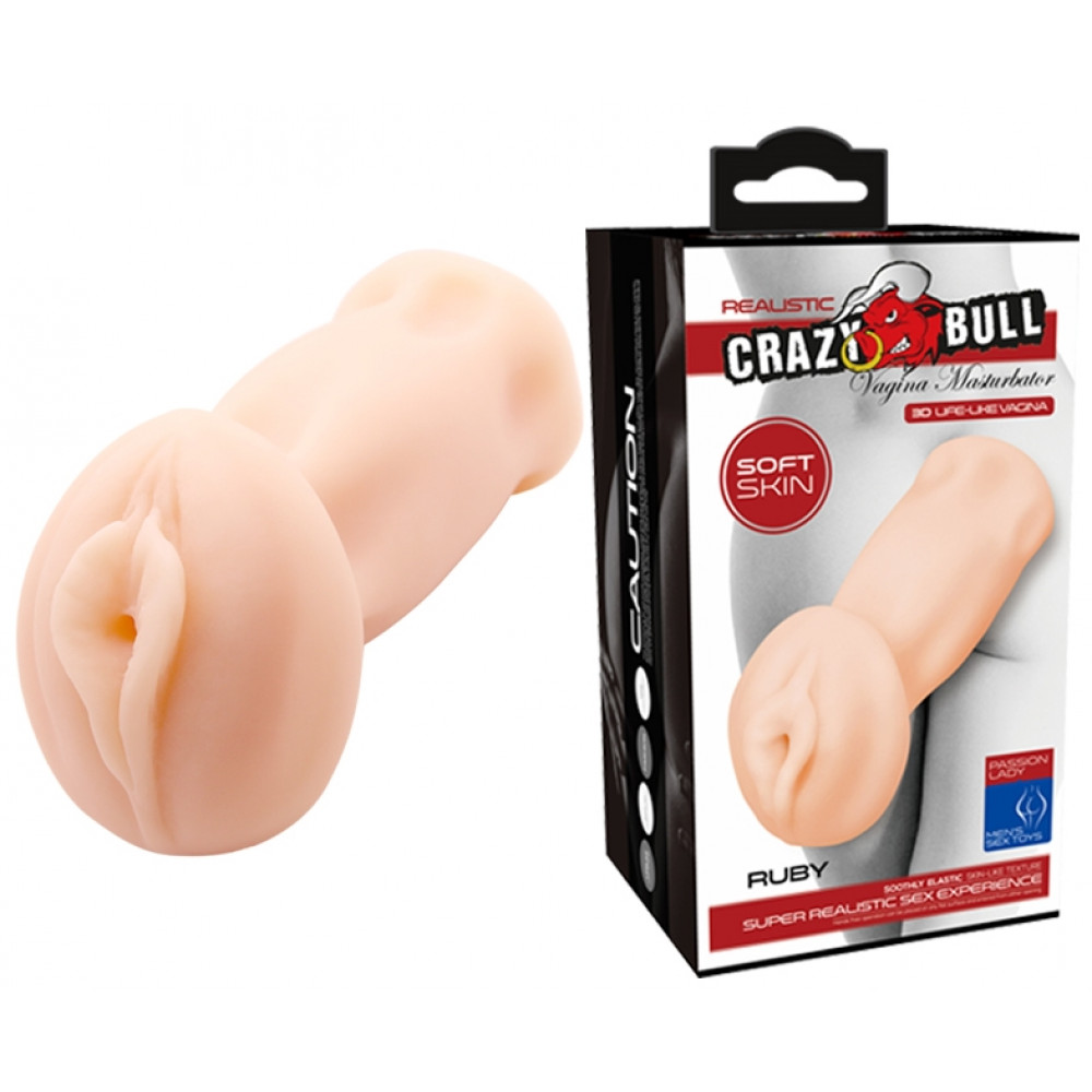 Мастурбаторы вагины - Мастурбатор-вагина Crazy Bull - Ruby Soft Skin, BM-009133