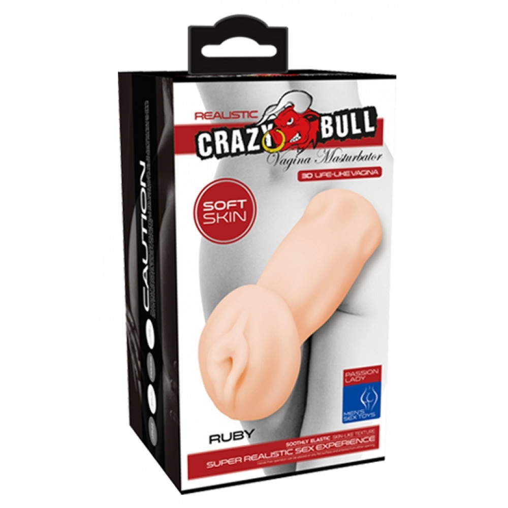 Мастурбаторы вагины - Мастурбатор-вагина Crazy Bull - Ruby Soft Skin, BM-009133 2