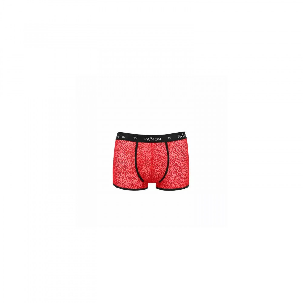 Эротическое белье - Мужские красные боксерки с рисунком 046 SHORT PARKER red L/XL - Passion 3