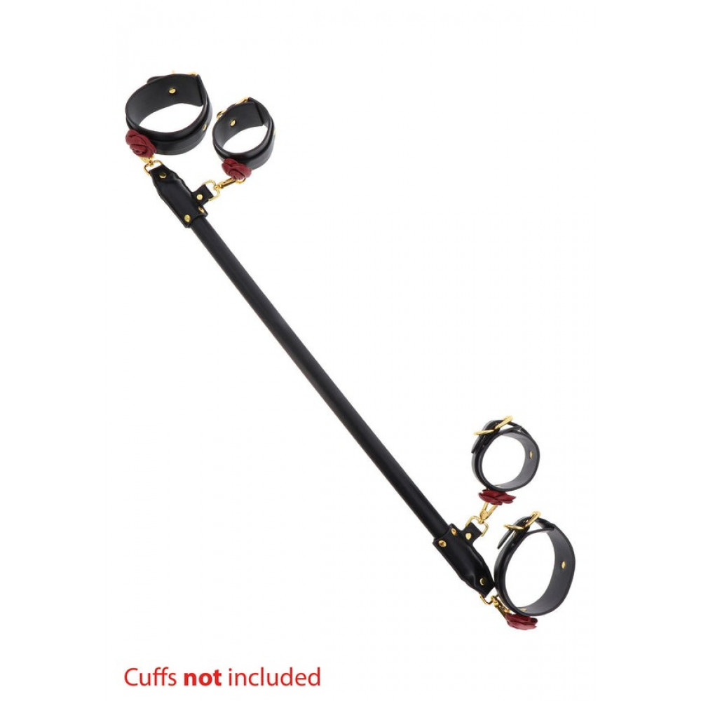 БДСМ игрушки - Распорка для фиксации Taboom Wild Roses Spreader Bar чёрная 2