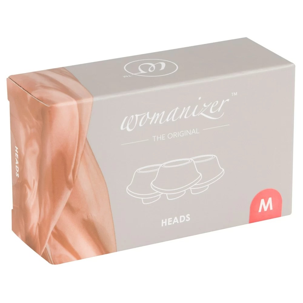 Вибраторы Womanizer - Сменные насадки для Premium Heads Raspberry M, красный 1