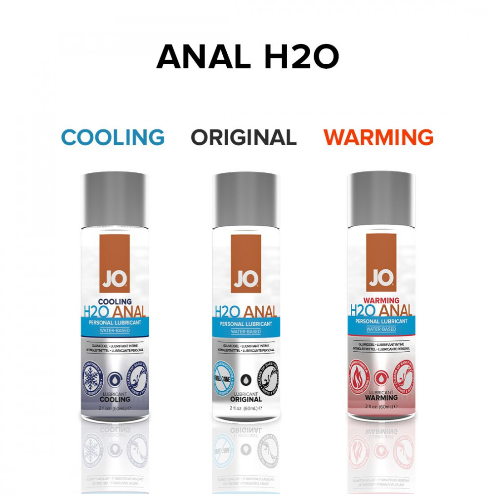 Анальные смазки - Анальная смазка System JO ANAL H2O - ORIGINAL (120 мл) на водной основе, растительный глицерин 1