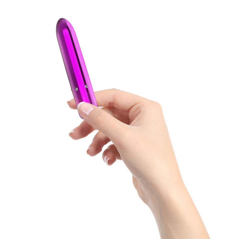 Клиторальный вибратор - Вибропуля PowerBullet - Pretty Point Rechargeable Bullet Purple 4