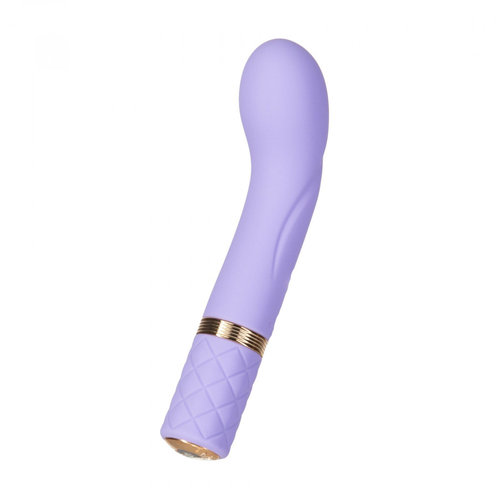 Стимулятор точки G - Роскошный вибратор Pillow Talk Sassy Purple Special Edition, Сваровски, повязка на глаза+игра