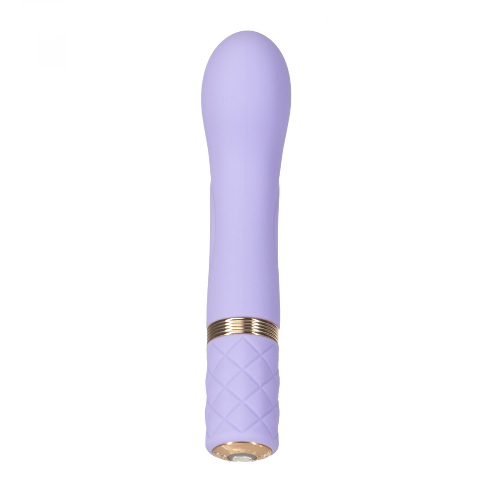 Стимулятор точки G - Роскошный вибратор Pillow Talk Sassy Purple Special Edition, Сваровски, повязка на глаза+игра 10