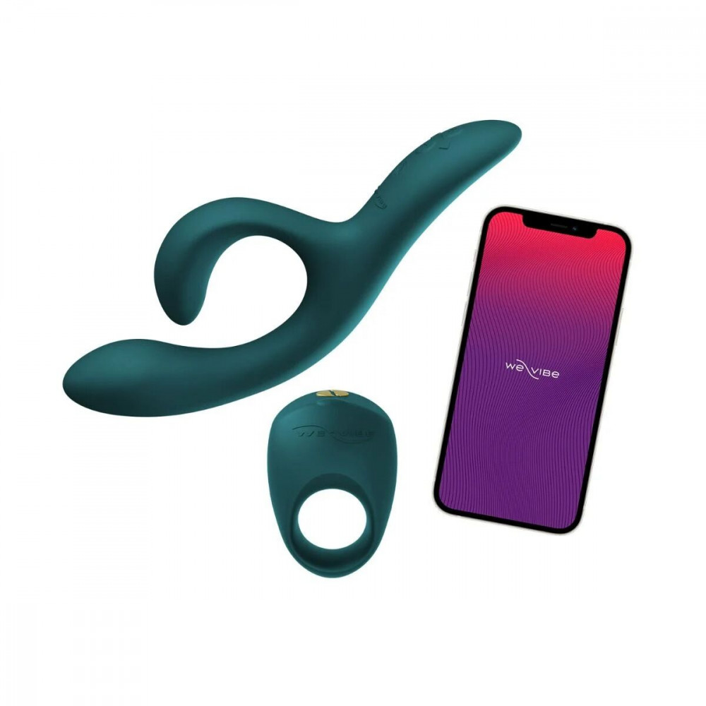 Подарочные наборы - Подарочный набор для пар We-Vibe Date Night Set: вибратор-кролик Nova 2, эрекционное кольцо Pivot 2
