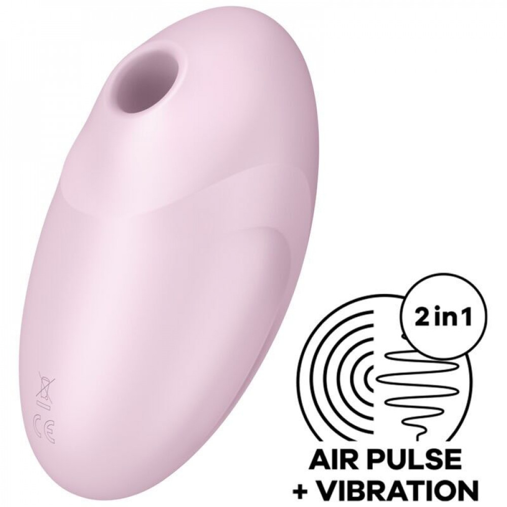 Вибраторы вакуумные - Вакуумный стимулятор Satisfyer Vulva Lover 3 Pink