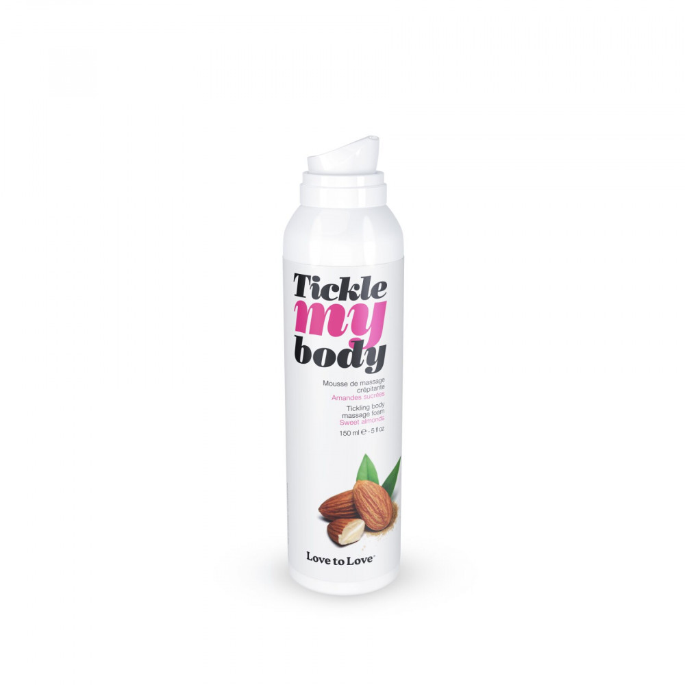 Массажные масла и свечи - Массажная пена Love To Love Tickle my body Sweet almonds (150 мл), увлажняющая 3