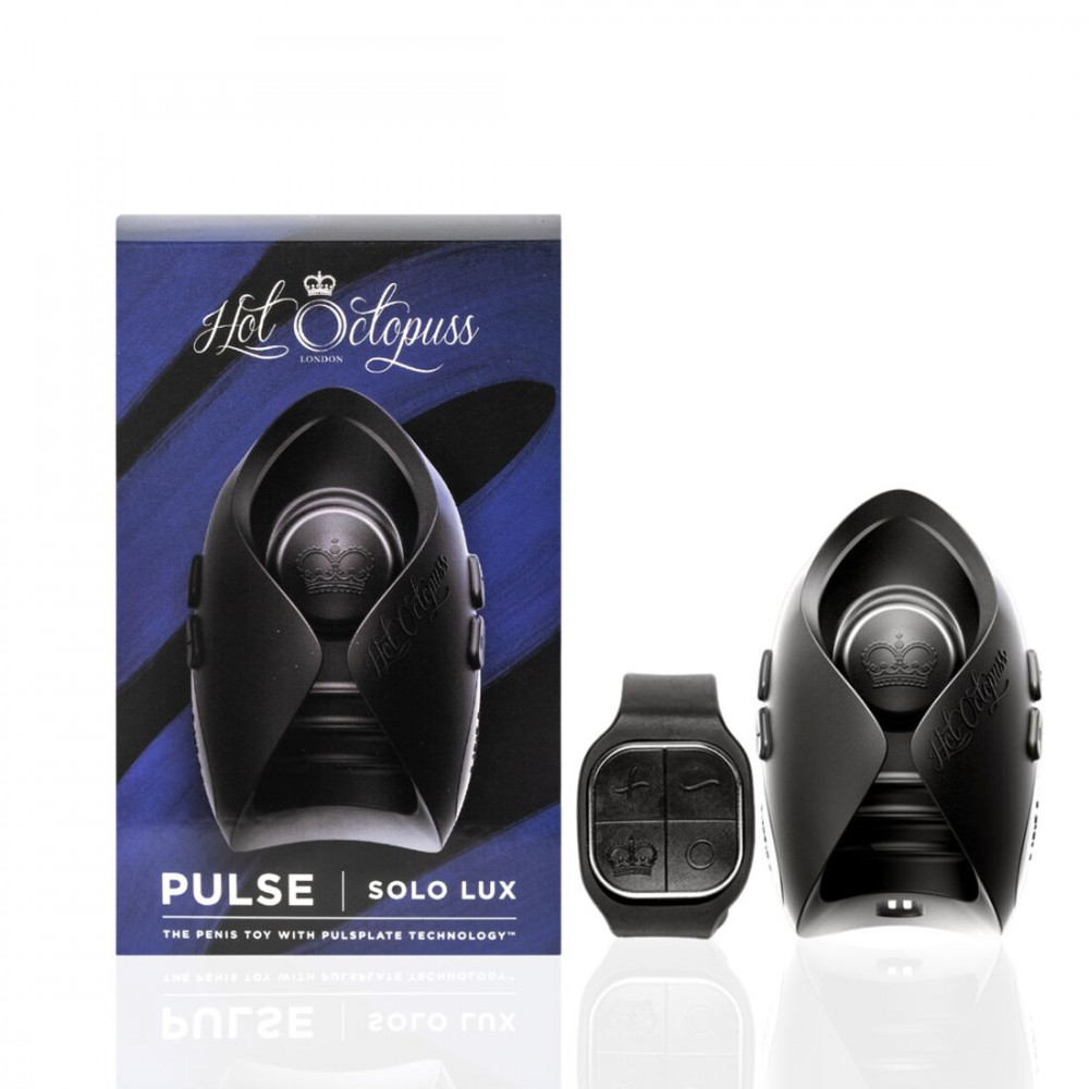 Мастурбаторы с вибрацией - Игрушка для пениса Hot Octopuss PULSE SOLO LUX, пульсация, использование без рук 2
