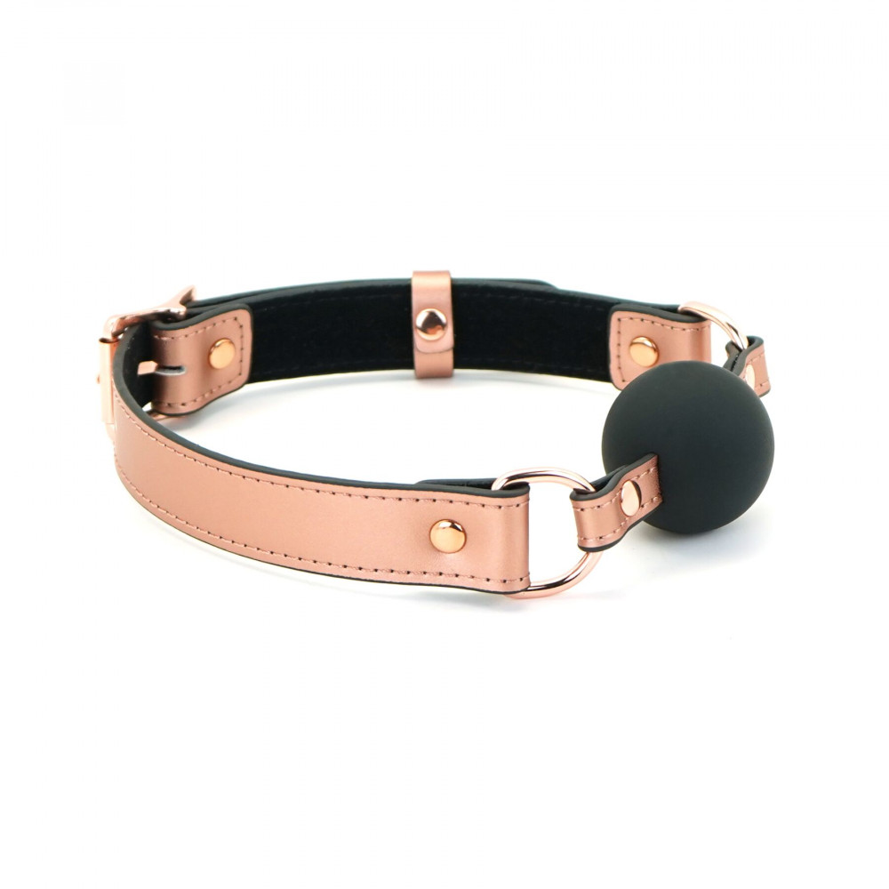 Кляп - Кляп Liebe Seele Rose Gold Memory Ball Gag 8