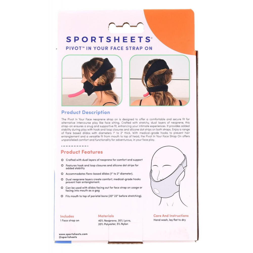 Секс игрушки - Страпон на лицо Sportsheets Pivot фетиш-приспособление для проникновения без рук 15