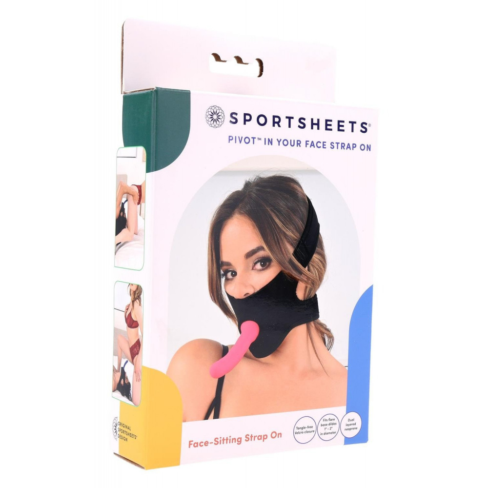 Секс игрушки - Страпон на лицо Sportsheets Pivot фетиш-приспособление для проникновения без рук 14