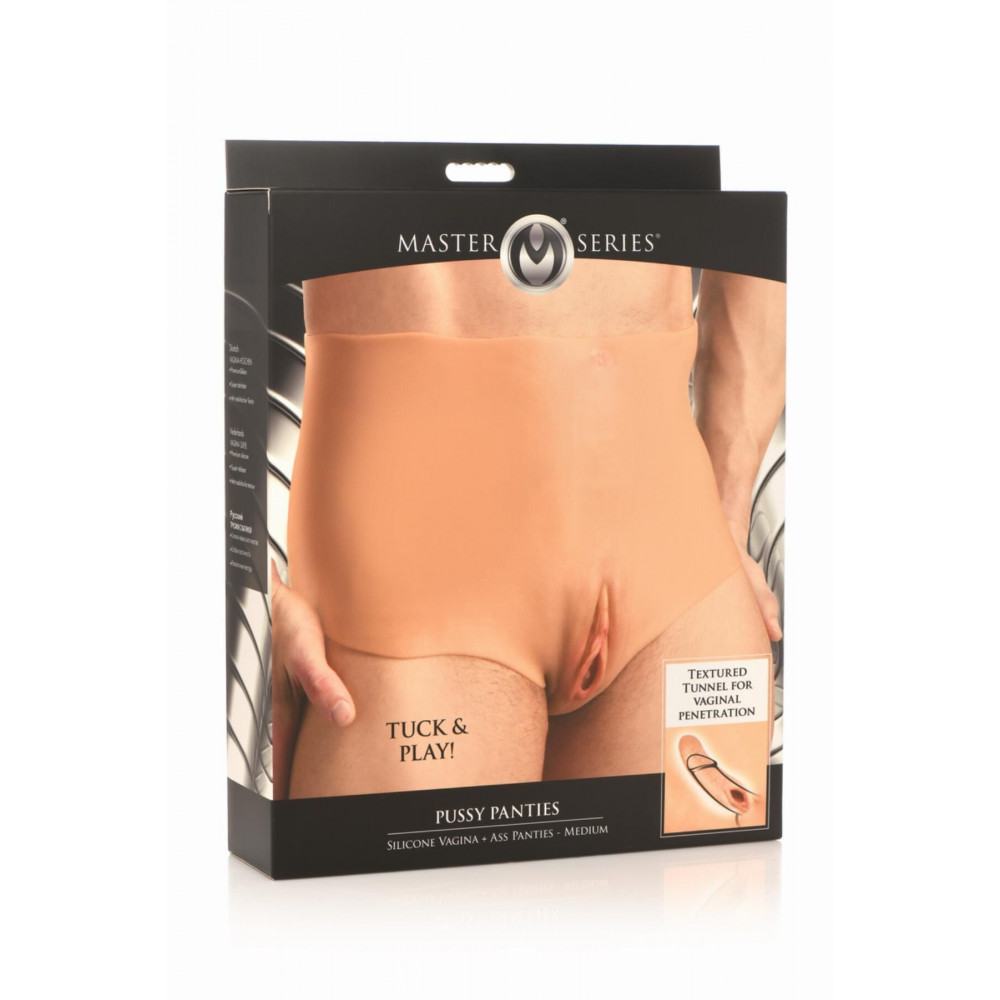  - Накладная вагина Master Series Silicone Vagina + Butt Panties - Medium 9