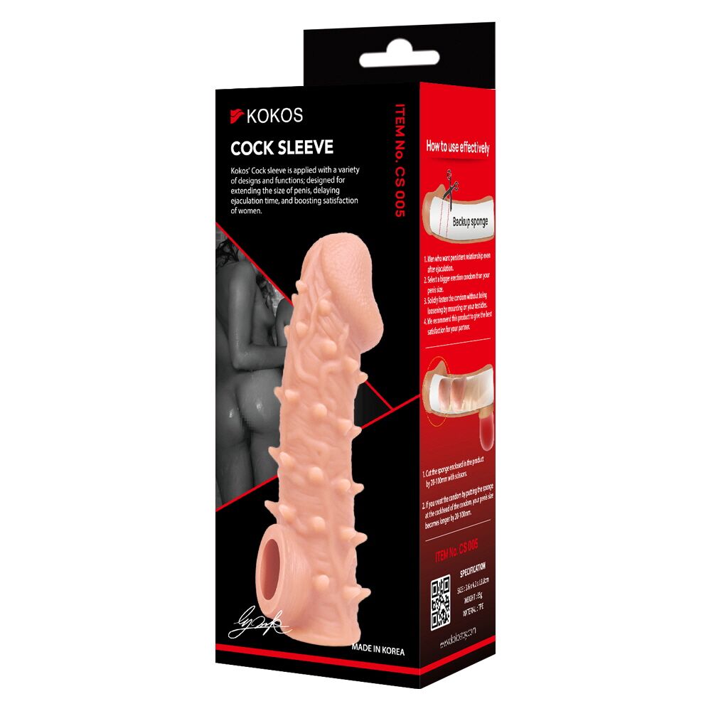Насадки на член - Насадка на член Kokos Cock Sleeve CS 005 M 1