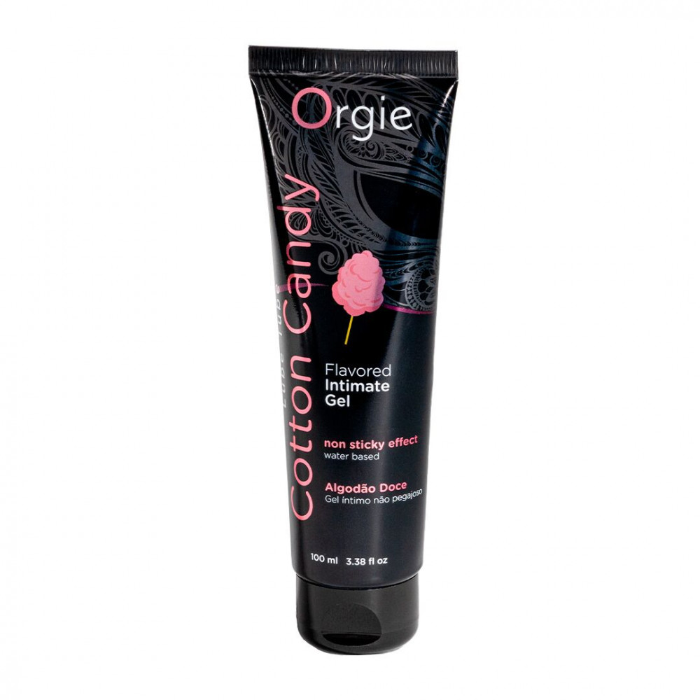 Оральные смазки - Лубрикант на водной основе Orgie - Lube Tube Cotton Candy (100 мл)