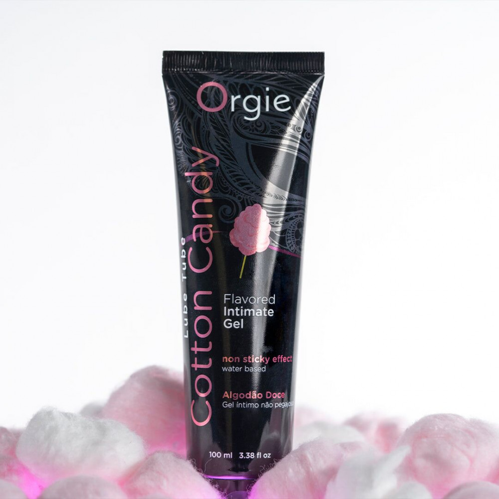 Оральные смазки - Лубрикант на водной основе Orgie - Lube Tube Cotton Candy (100 мл) 3