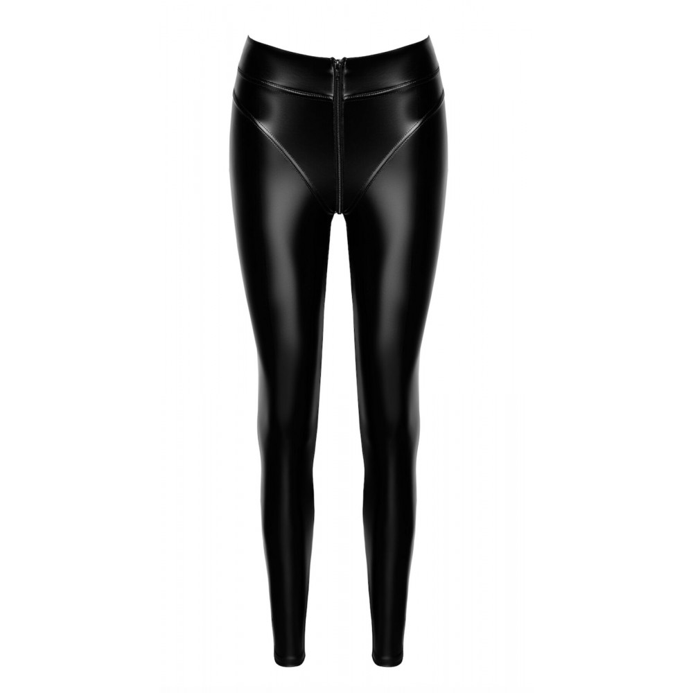 Женское эротическое белье - Леггинсы Noir Handmade F332 Powewetlook pants - XL 6