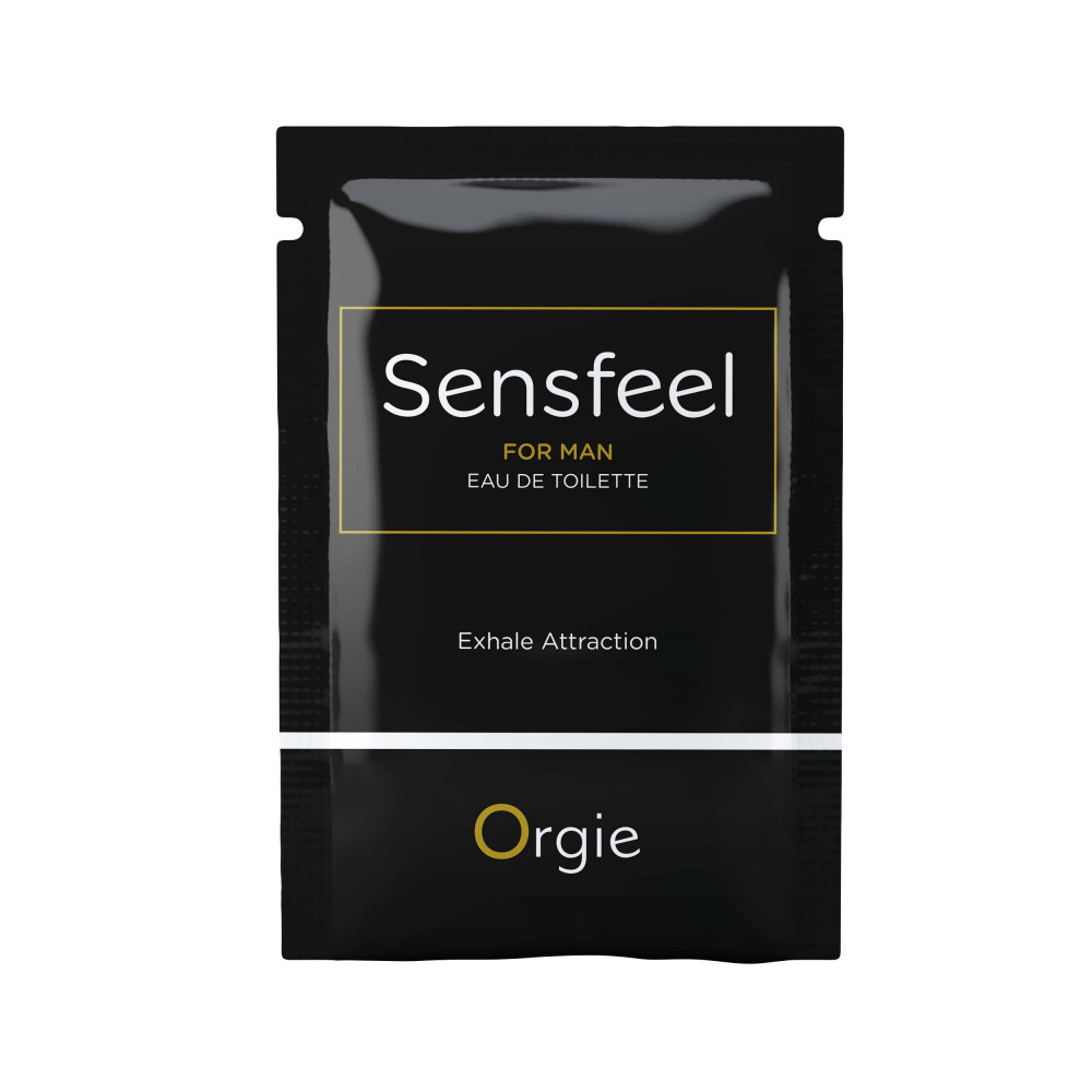  - САШЕТ Мужская туалетная вода SENSFEEL + афродизиак, 1 мл эффективная феромон-технология Orgie (Бразилия-Португалия)