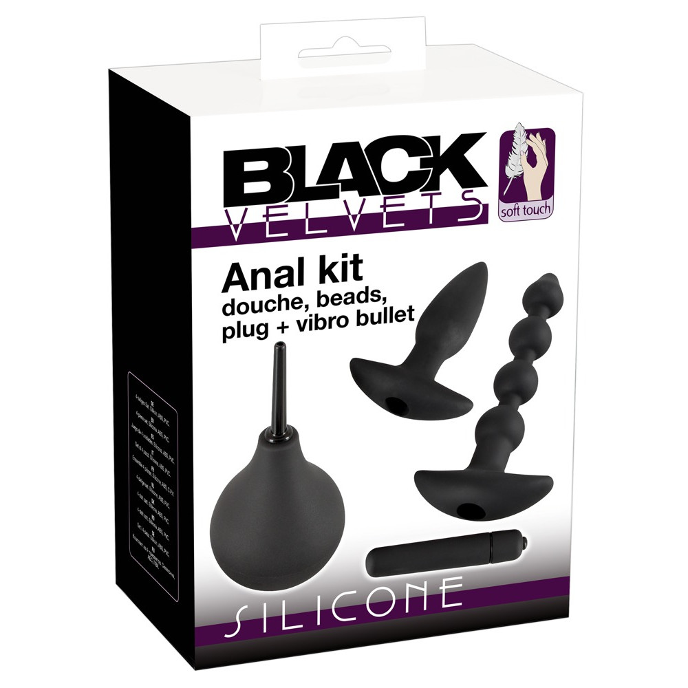 Секс игрушки - Анальные пробки Black Velvet Anal Kit 5