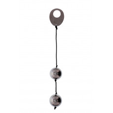 Металлические вагинальные шарики DOMINO METALLIC BALLS, CHROME BLACK