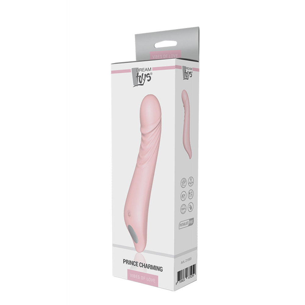 Вибратор - Вибратор для точки G Dream Toys VIBES OF LOVE PRINCE CHARMING PINK 3