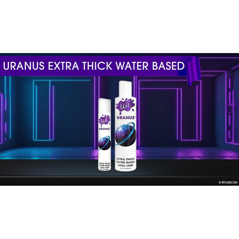 Лубриканты - Анальная смазка Wet Uranus Water Based EXTRA THICK на водной основе, 30 мл 3