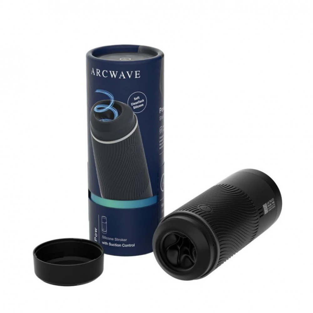 Мастурбатор - Мастурбатор премиум-класса с контролем всасывания Arcwave Pow Stroker Black