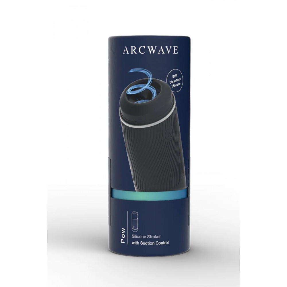 Мастурбатор - Мастурбатор премиум-класса с контролем всасывания Arcwave Pow Stroker Black 2
