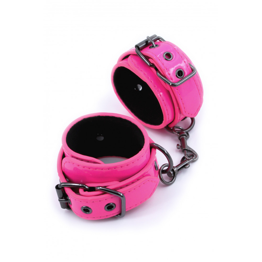 Наручники, веревки, бондажы, поножи - Наручники NS Novelties ELECTRA WRIST CUFFS PINK 1