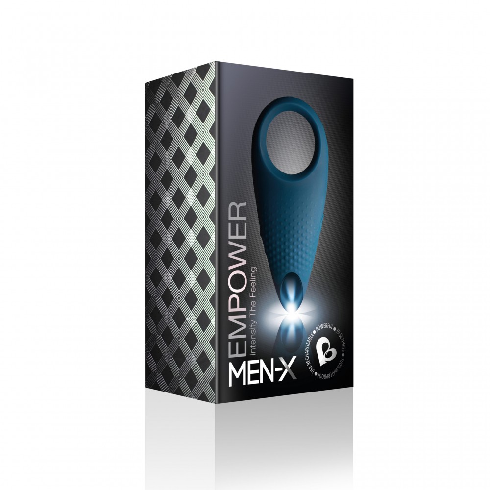 Эрекционные кольца с вибрацией - RO14372 Эрекционное кольцо ROCKS-OFF - EMPOWER COUPLES STIMULATOR BLUE 1