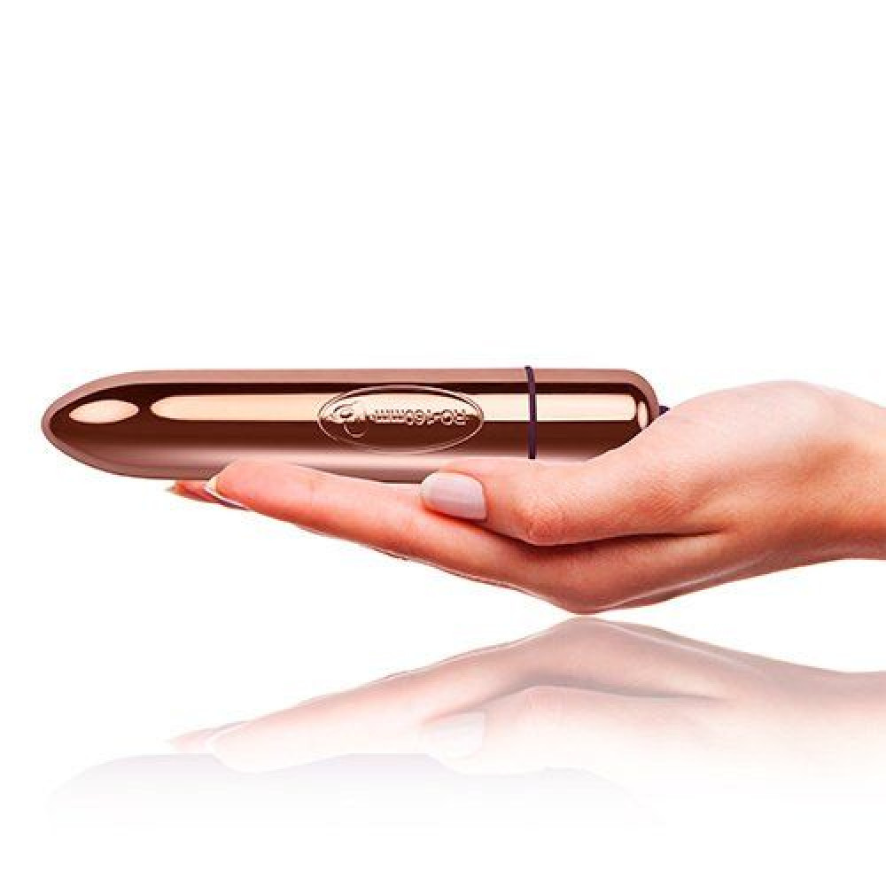 Вибропули  - Вибратор Rocks Off RO-160mm 10 Rose Gold 1