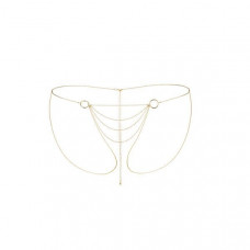 Цепочка-трусики Bijoux Indiscrets Magnifique Bikini Chain – Gold, украшение для тела
