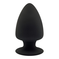 Анальная пробка SilexD (Model 1 size L), двухслойная, силикон+Silexpan, диаметр 7,5 см