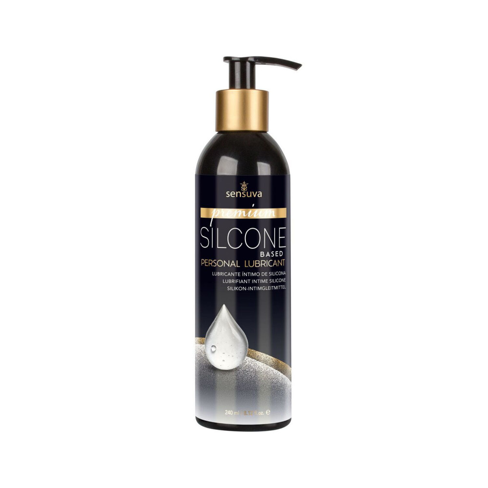 Смазки на силиконовой основе - Силиконовая смазка Sensuva Premium Silicone (240 мл), без глицерина, парабенов и ментола