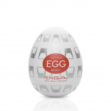 Мастурбатор-яйцо Tenga Egg Boxy с геометрическим рельефом