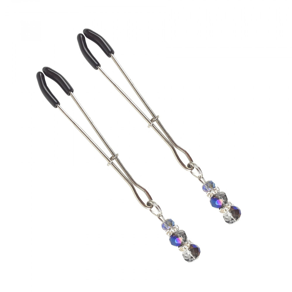 Интимные украшения - Зажимы для сосков Art of Sex - Nipple Clamps Lovely Blue